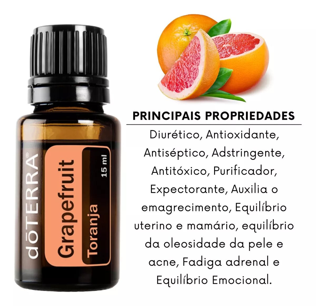 Kit Emagrecimento Óleos Essenciais MetaPWR, Lemon e Grapefruit (15ml) - Image 3